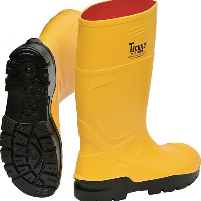 TECHNO BOOTS botas de seguridad Rönne talla 45 amarillo ( 4000374515 )