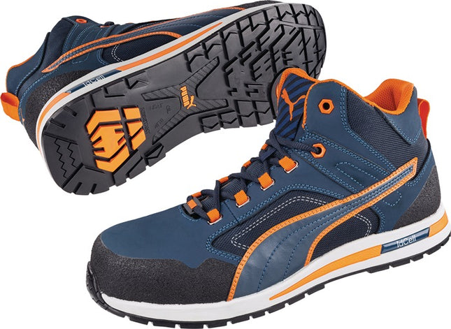 PUMA botas de seguridad Crosstwist MID talla 41 azul/naranja ( 4000374566 )