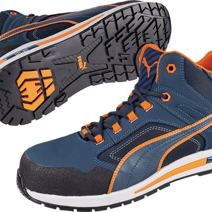 PUMA safety boots Crosstwist MID size 42 blue/orange ( 4000374567 )