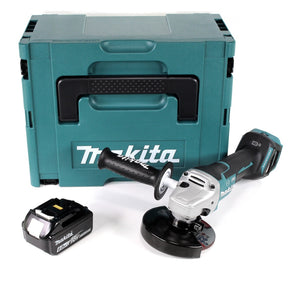 Makita DGA 517 G1J Akku Winkelschleifer 18 V 125 mm Brushless + 1x Akku 6,0 Ah + Makpac - ohne Ladegerät