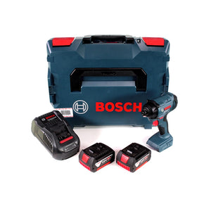 Bosch GDR 18V-160 Akku Drehschlagschrauber 18V 160Nm+ 2x Akku 6,0Ah + Ladegerät + L-Boxx