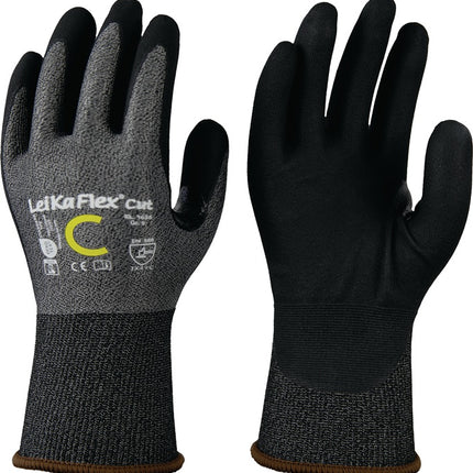 LEIPOLD guantes de protección al corte LeiKaFlex(R) CUT RL 1636 talla 8 gris/negro ( 4000391393 )