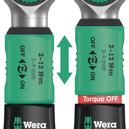WERA Drehmomentschlüssel Safe-Torque A 2 Drehmomentschlüssel 1/4 ″ 2 - 12 Nm ( 4000822455 )