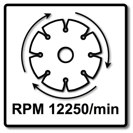 Makita Diamak 125 mm 10 Stk. ( 10x D-61139 ) Diamant Trennscheibe für Stein, Beton Aufnahme 22,23 mm - Toolbrothers