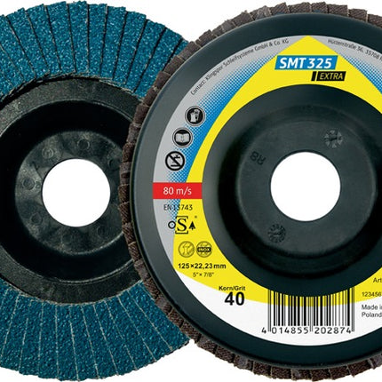 Disco de láminas KLINGSPOR SMT 325 Extra Ø 115 mm grano 60 recto ( 4000842814 )