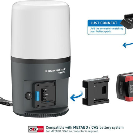 SCANGRIP Projecteur à LED AREA 6 CONNECT 54 W 3000 - 6000 lm ( 4000873482 )