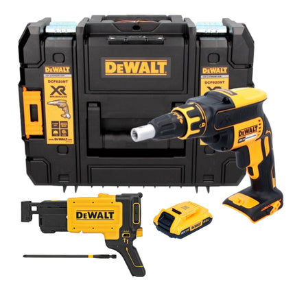 DeWalt DCF 620 NT atornillador en seco sin cable 18 V 30 Nm sin escobillas + 1x batería recargable 2,0 Ah + TSTAK - sin cargador