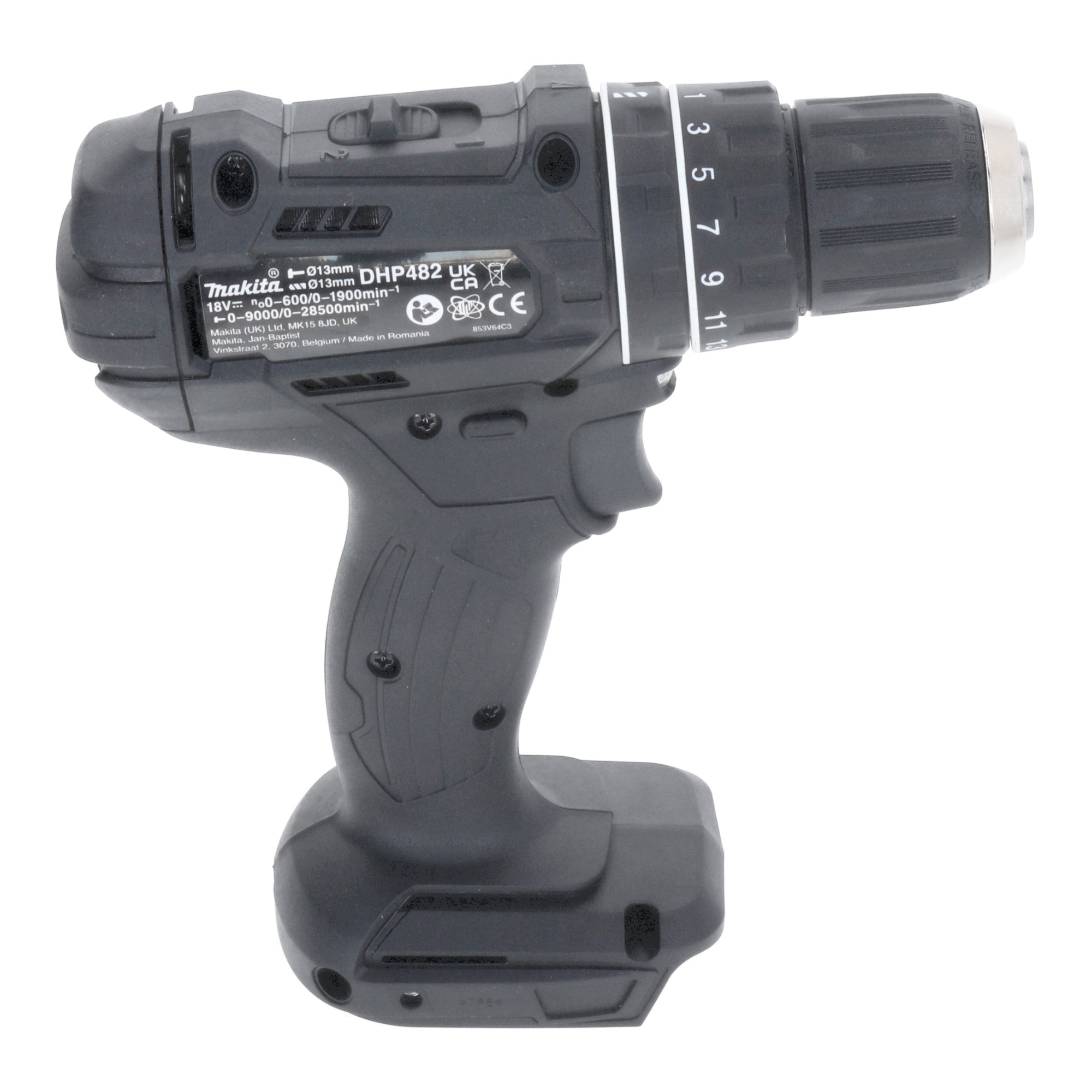 Makita DHP 482 M1B Akku Schlagbohrschrauber 18 V 62 Nm Schwarz 1x Akku 4 0 Ah ohne Ladegeraet 4 - toolbrothers