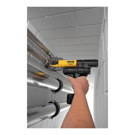 Rems Mini Press 14V ACC Basic Pack Akku Radialpresse 14,4 V 22 kN ( 578013 R220 ) + 1x Akku 2,5 Ah + Ladegerät + L-Boxx