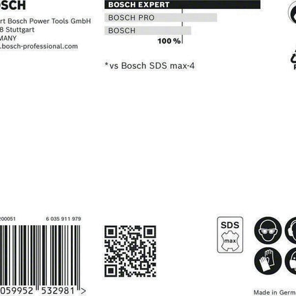 BOSCH Hammerbohrer Expert SDS max-8X Ø 18 mm Arbeits-L.800 mm L.940 mm ( 4000909902 )