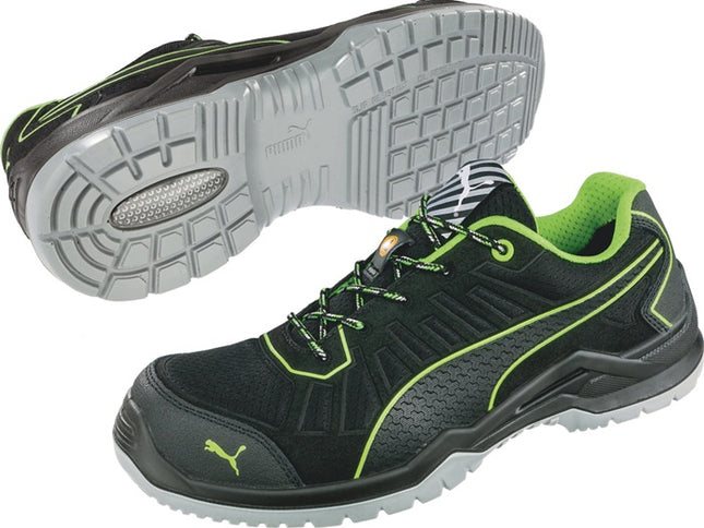 PUMA scarpa di sicurezza Fuse TC Green Low taglia 43 nero/verde ( 4300700453 )