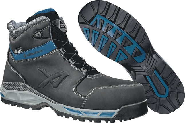 Bottes de sécurité ALBATROS TOFANE BLACK QL CTX MID taille 40 noir/bleu ( 4300700660 )