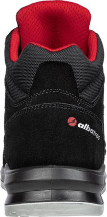 ALBATROS botas de seguridad CLIFTON MID talla 43 negro/rojo ( 4300700683 )