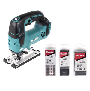 Makita DJV 182 Z Akku Pendelhubstichsäge 18V Brushless Solo + 78x Sägeblatt - ohne Akku, ohne Ladegerät
