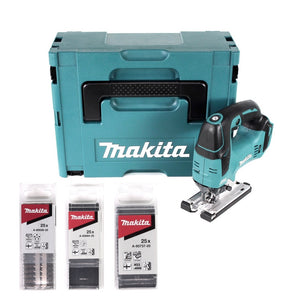 Makita DJV 182 ZJ Akku Pendelhubstichsäge 18V Brushless Solo + 78x Sägeblatt + Makpac - ohne Akku, ohne Ladegerät