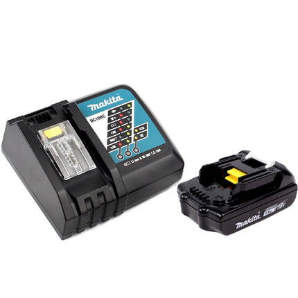 Makita DHP 482 RF1J W  Akku Schlagbohrschrauber 18 V 62Nm im Makpac +  3,0A h Akku + Schnellladegerät  + Makita B-53811 Bit & Bohrer-Set 100-teilig - Toolbrothers