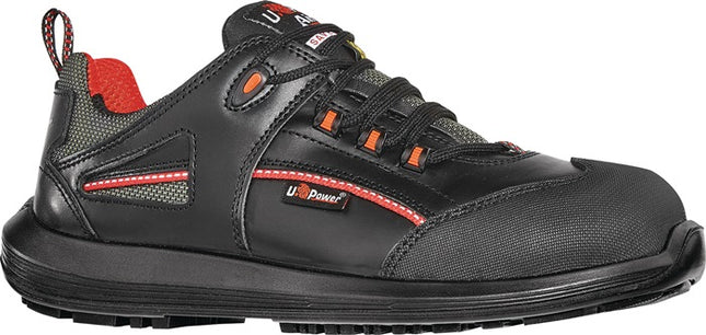 Zapato de seguridad U.POWER Iroko talla 47 negro/rojo ( 4720000167 )