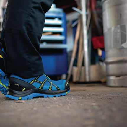 HAIX safety shoe BE Safety 40.1 low size 10 (45) blue/citrus ( 4721000027 )