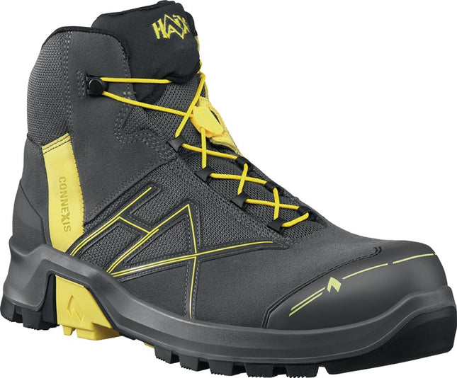 HAIX safety boots CONNEXIS Safety+ size 6.5 (40) grey/yellow ( 4721000690 )