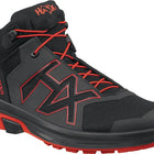 HAIX zapato de ocio CONNEXIS Go GTX mediados de tamaño 9 (43) negro / rojo ( 4721000713 )
