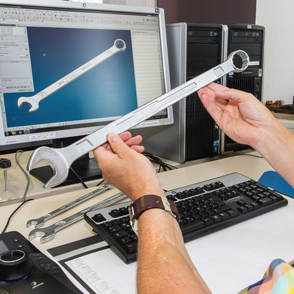 HAZET Clé mixte 600 LG SW 27 mm Longueur 480 mm ( 8000465050 )