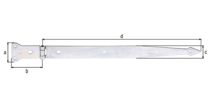 GAH Elingue de jet Longueur 500 x 101 mm Largeur 63 x 45 mm ( 8001737581 )