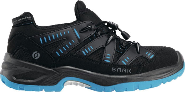 BAAK Chaussures de sécurité Homer taille 45 noir/bleu ( 8002360398 )