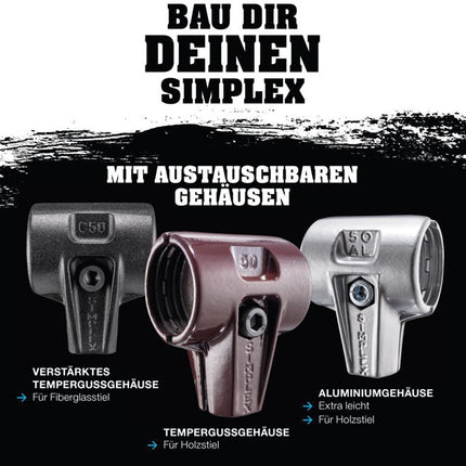 Testa di mazza HALDER soft-face Diametro della testa 80 mm ( 8002360802 )