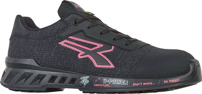 U.POWER scarpa di sicurezza da donna MICHELLE misura 37 nero/rosa ( 8002411065 )