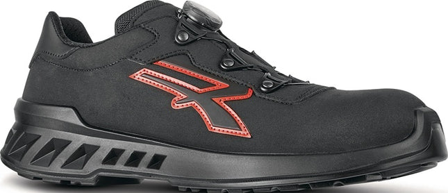 U.POWER safety low shoe Caesar size 46 black/red ( 8002411826 )