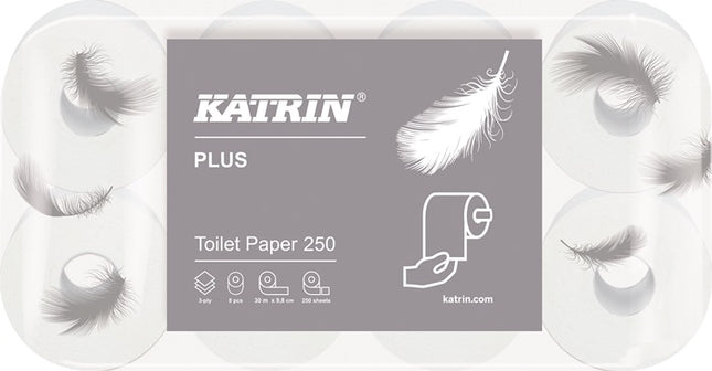 KATRIN Toilettenpapier Katrin 250 Long 3-lagig ( 9000469117 )