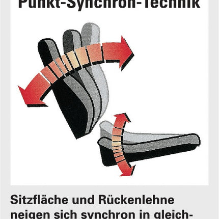 TOPSTAR Bürodrehstuhl  mit Synchrontechnik ( 9000482932 )