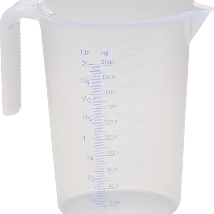 HÜNERSDORFF measuring jug 2000 ml polypropylene transparent ( 9000495147 )
