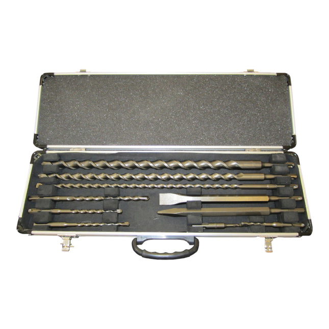 Makita D-21191 Juego de brocas y cinceles SDS-Plus 10 piezas + estuche