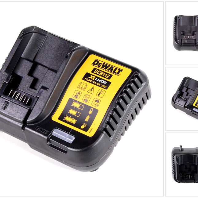 DeWalt DCB 112 XR Li-Ion Chargeur pour Batteries de 10,8 / 14,4 / 18 Volts