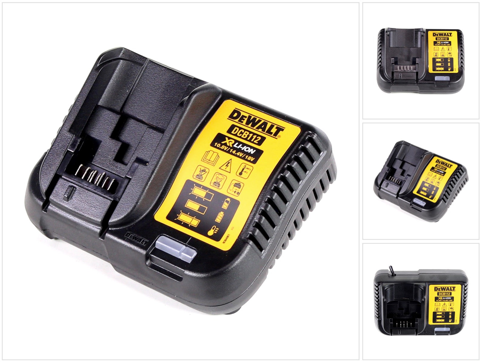DeWalt DCB 112 XR Li Ion Ladegeraet fuer 10 8 14 4 18 V Akkus 0 - toolbrothers