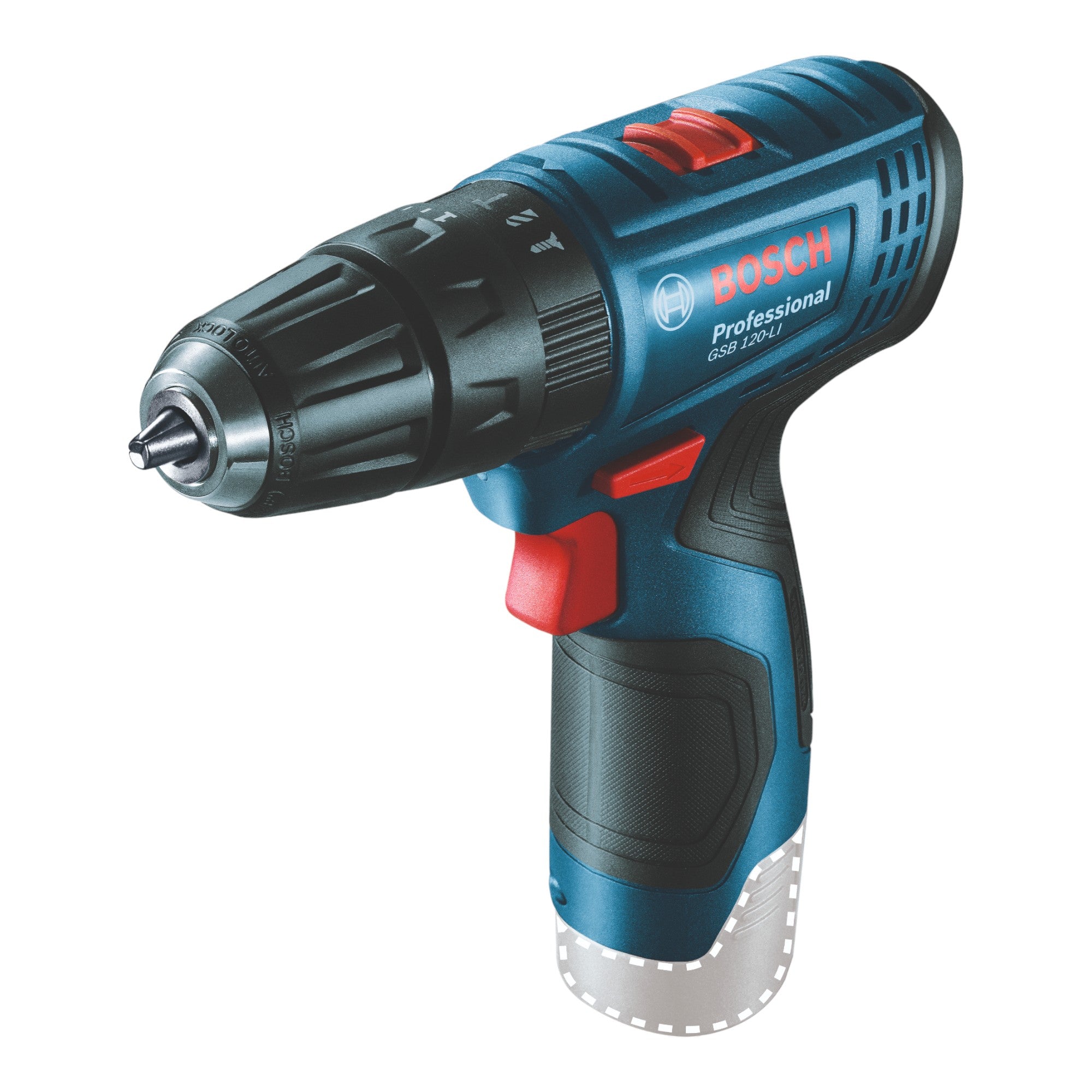 Bosch GSB 120 LI Professional Akku Schlagbohrschrauber 12 V 30 Nm Set 06019G8170 2x Akku 2 0 Ah Ladegeraet Koffer  1 - toolbrothers