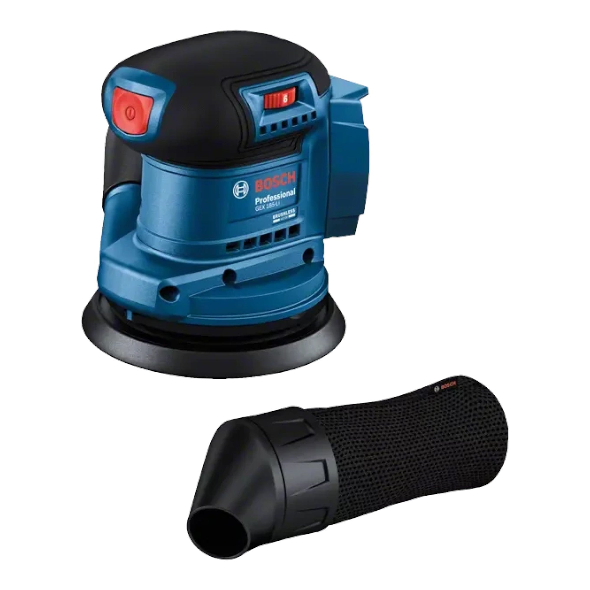 Bosch GEX 185 LI Professional Akku Exzenterschleifer 18 V 125 mm Brushless 2x Akku 5 0 Ah Ladegeraet 1 - toolbrothers