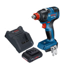 Bosch GDX 18V-200 Llave de impacto profesional sin cable 18 V 200 Nm sin escobillas + 1x batería recargable ProCORE 4,0 Ah + cargador