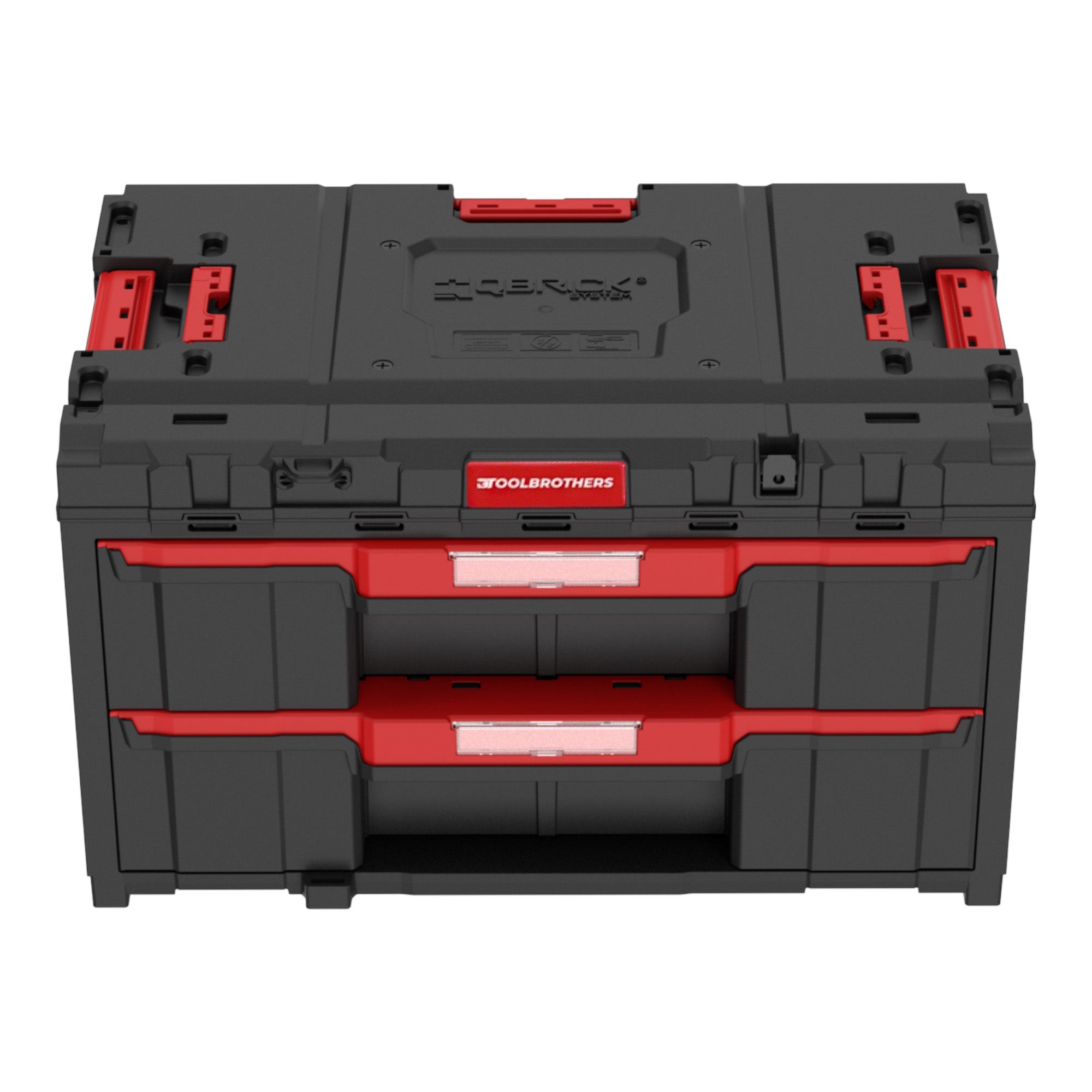 Toolbrothers RHINO XXL Drawer 2 ECO Schubladenkoffer mit zwei Schublaeden Trennwaende 29 L IP66 1 - toolbrothers
