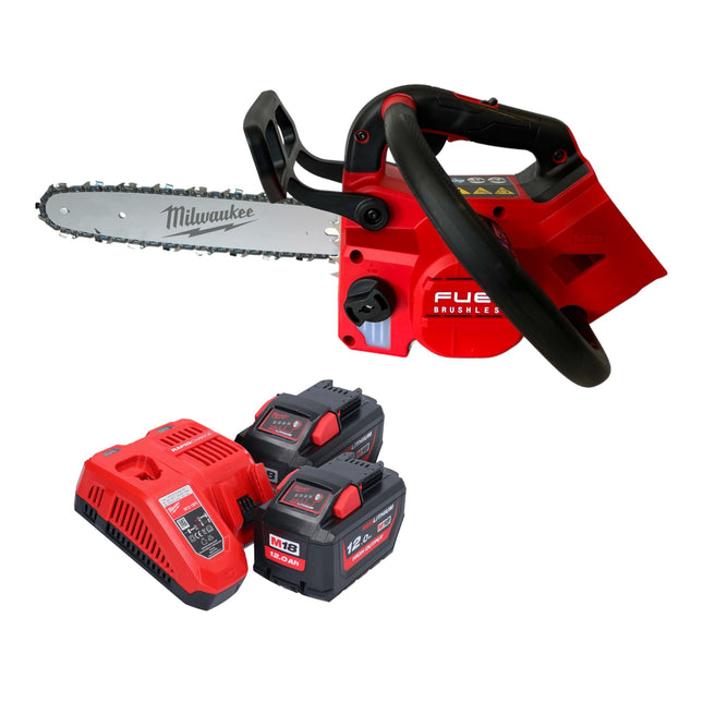 Motosierra sin cable Milwaukee M18 FTHCHS30-122 18 V 30 cm + 2x batería 12.0 Ah + cargador