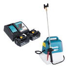Makita DUS 054 RT2 cordless pressure sprayer 18 V 5.0 l 3.0 bar + 2x rechargeable battery 5.0 Ah + charger