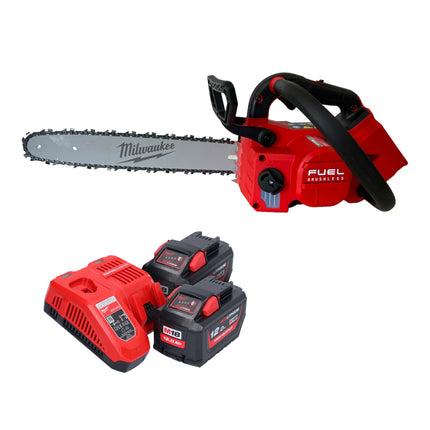 Milwaukee M18 FTHCHS35-122 Cordless Top Handle Chainsaw 35 cm + 2x battery 12.0 Ah + charger