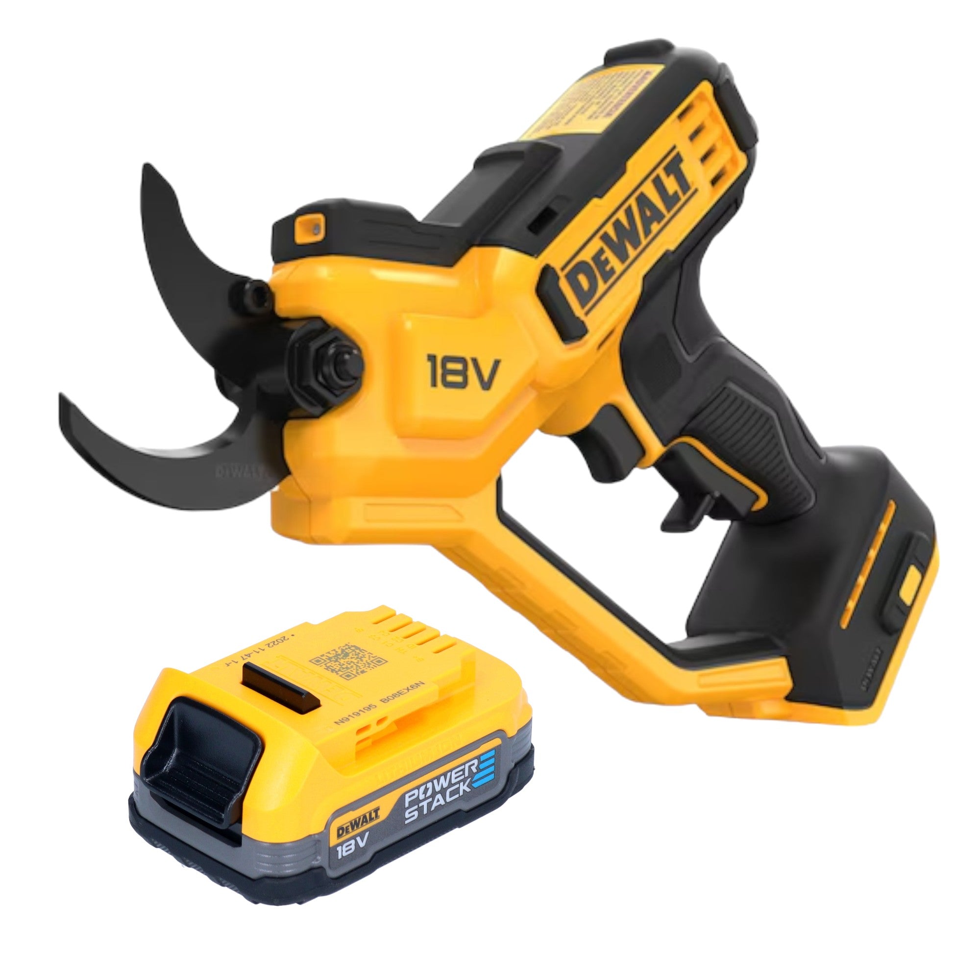 DeWalt DCMPP 568 N Akku Astschere 18 V 38 mm 1x Powerstack Akku 1 7 Ah ohne Ladegeraet 0 - toolbrothers