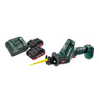 Metabo SSE 18 LTX Compact Cordless Reciprocating Saw Reciprocating Saw 18 V 13 mm + 2x LiHD battery pack 4.0 Ah + charger