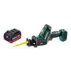 Metabo SSE 18 LTX Sierra de sable compacta sin cable 18 V 13 mm + 1x batería LiHD 5,5 Ah - sin cargador