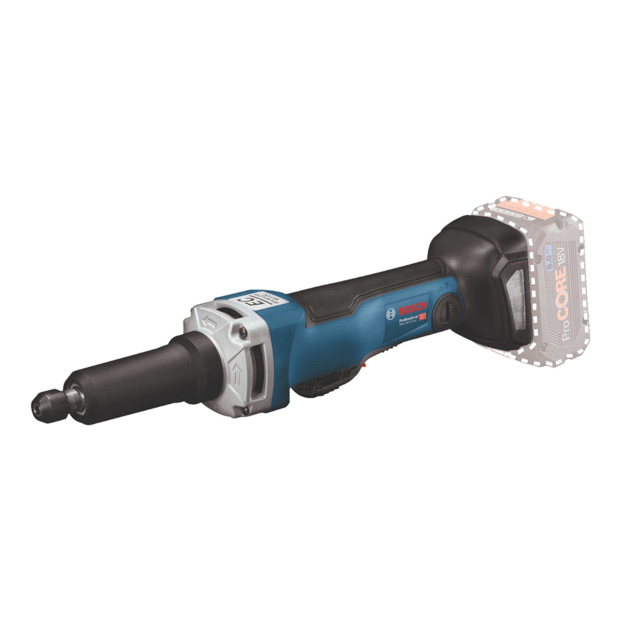 Bosch GGS 18V 23 PLC Professional Akku Geradschleifer 18 V Brushless 1x Akku 4 0 Ah Ladegeraet L Boxx 1 - toolbrothers
