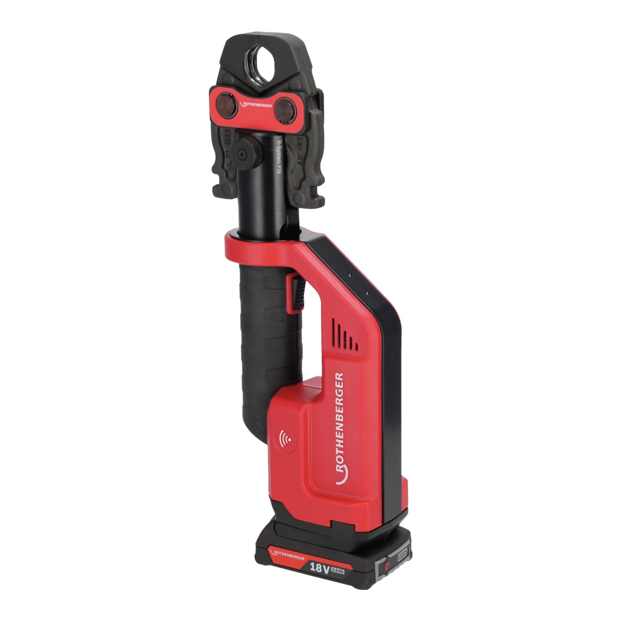 Rothenberger Romax Compact III Akku Pressmaschine Basic Set 1 18 V 19 kN 1000004267 1x Akku 2 0 Ah Ladegeraet 0 - toolbrothers