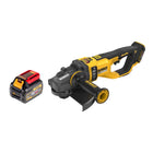 DeWalt DCG 460 N cordless angle grinder 54 V 230 mm + 1x rechargeable battery 6.0 Ah - without charger