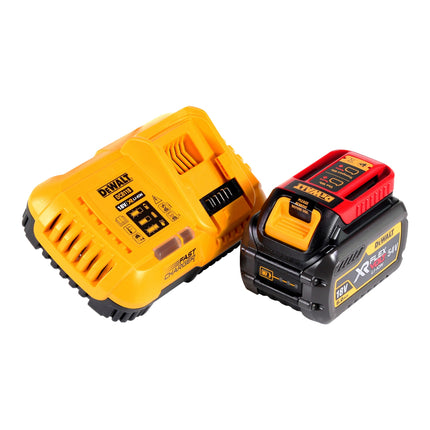 DeWalt DCG 460 T1 cordless angle grinder 54 V 230 mm + 1x rechargeable battery 6.0 Ah + charger